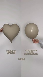 ✨ PartyDeco Matte Foils ✨ Matching latex to the new PartyDeco matte heart & star foil balloons! 💚⭐️ | Balloon Market