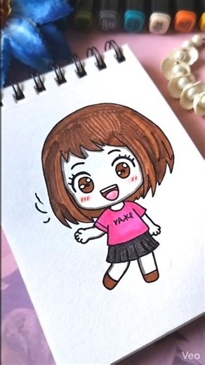 Chibi Ochaco Uraraka Anime Drawing 💖 My Hero Academia Anime art | Kawaii Art & Easy Colouring kids