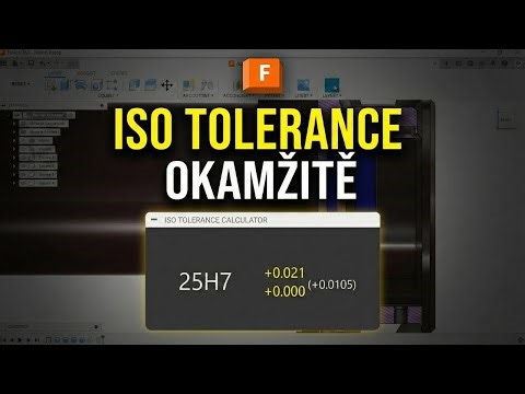 ISO Tolerance Calculator pro Autodesk Fusion
