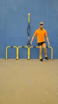 Single Leg Sideway Hops (Contralateral) #shorts #balance #plyometrics #hops