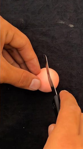 Satisfying peach Clay Cutting ASMR | Perfect Smooth Cuts