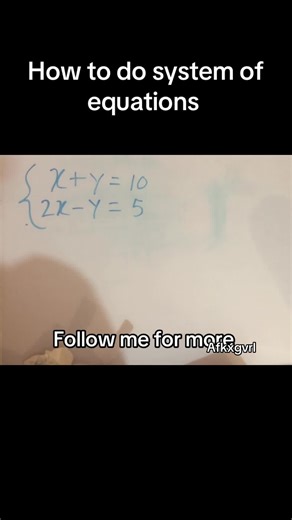How to do system of equations #math#trending #algebra #keystone#mathematics