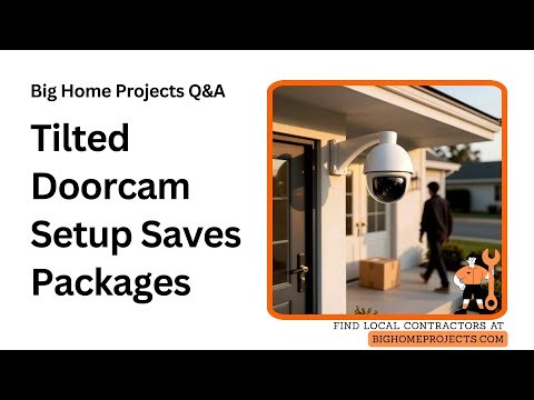Eight-Foot Tilted Wide-Angle Doorcam Setup Guide