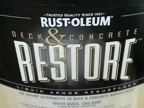 Rustoleum Deck & Concrete Restore