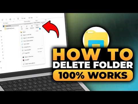 How To Delete a Folder in File Explorer in Laptop (100% WORKS) | FAST & EASY | NO Yapping!