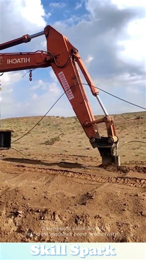 Underground cable laying: efficient machines boost productivity! #machine
