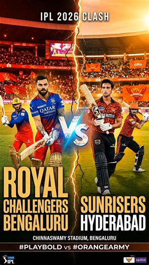 RCB playing XI 🔥💯🏏.#cricket #ipl #rcb #foryou #shots #record #vs #srh #viratkohli #viral #akashvani