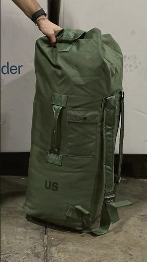 You vs. the bag she told you not to worry about- The U.S. military duffle
