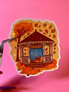 Custom Gilmore Girls Sticker: Stars Hollow Gazebo, Autumn Coquette Pumpkin - Etsy
