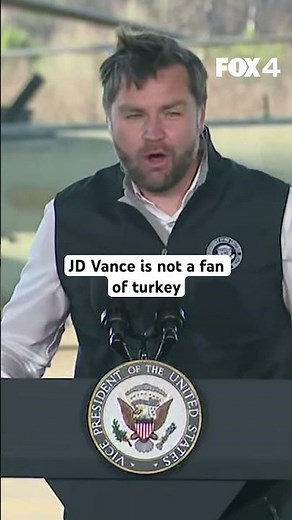 JD Vance criticizes people who say they like turkey