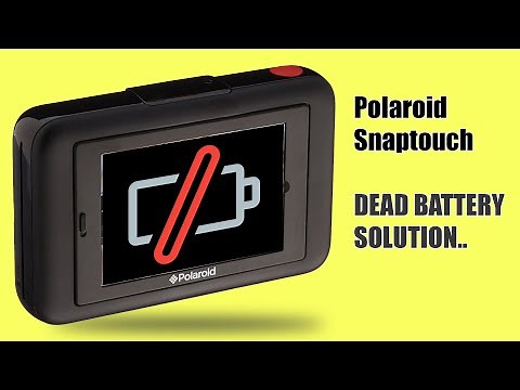 Polaroid SnapTouch Dead Battery Solution..100% fixed!