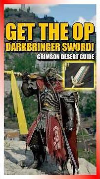 You NEED To Get This OP GREATSWORD in Crimson Desert!