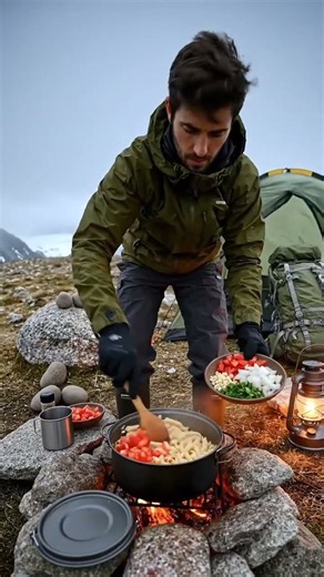 Solo Forest Camping | Building Shelter, Cooking & Surviving in the Wild 🌲🏕️