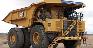 Caterpillar Inc. shows off first-of-its-kind EV mining truck