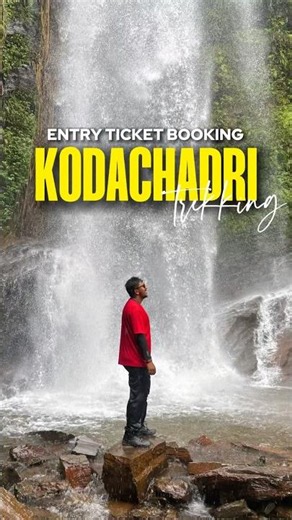Kodachadri trek entry ticket booking!✅ #karnataka #shivamogga #trekking