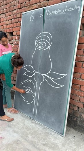 6 = Gulab How to draw beautiful rose 🌹 #shorts #art