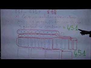 CE1 Math Poser une addition avec retenu