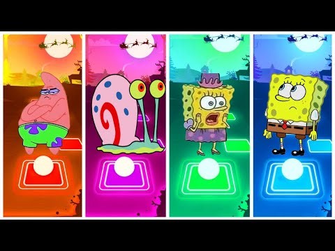 Sandy Cheeks Exe 🆚 Plankton Exe 🆚 Spongebob Exe 🆚 Spongebob 🎶 Tiles Hop.