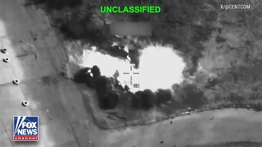NEW: Declassified footage shows U.S. forces neutralizing Iranian military assets threatening the region. CENTCOM reveals the United States military has executed strikes on over 10,000 regime targets since the start of Operation Epic Fury. | Fox News