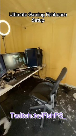 Ultimate Gaming Fish-house Setup