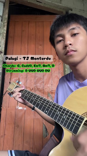 Palagi - TJ Monterde: Cover with Chords and Lyrics