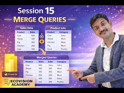 Power BI Session 15 | Merge Queries Explained | Beginner to Advanced