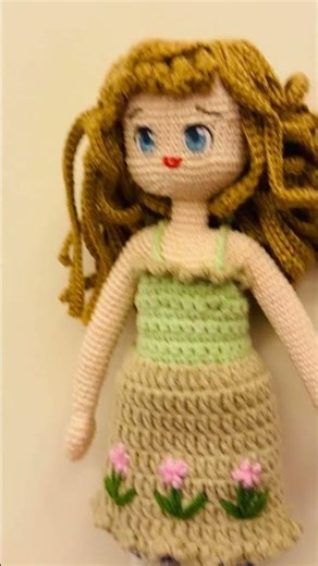 A doll so cute for newborns and toddlers.#crochet #crochetpatterns #handmade #doll