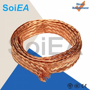 [Hot Item] Tinned Earth Grounding Copper Braided Connectors Earth Strap Copper Shunt