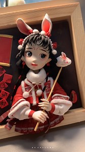 Girl from Ice Kingdom: A Clay Figurine Tutorial #art | DEEPFLAME