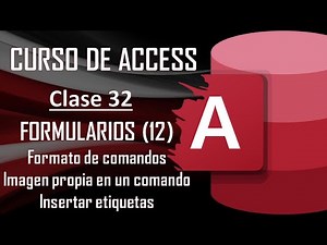 Curso Completo de Access - FORMULARIOS (12) - ✅Formato de controles ✅Etiquetas de texto ✅ Salir