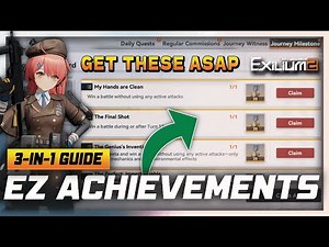 3 NEW EASY ACHIEVEMENTS GUIDE - DO THESE QUICK [GIRLS' FRONTLINE 2: EXILIUM]