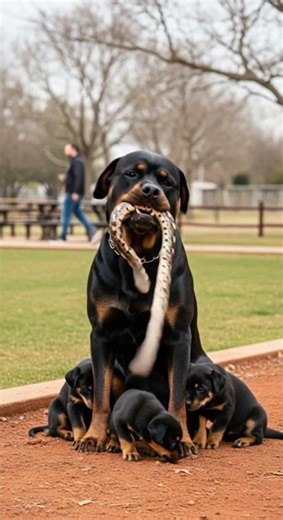 Could This Dog Really Defeat a Giant Snake? Watch the Epic Showdown #dogvsnake #wildlife #amazing