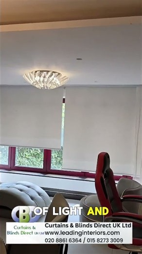 Bespoke Motorised Roller Blinds | Simple Control, Made to Fit