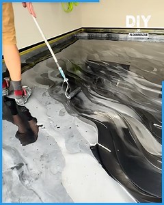9.1K views · 74 reactions | This epoxy concrete floor looks incredible!  | Do It Yourself | Facebook