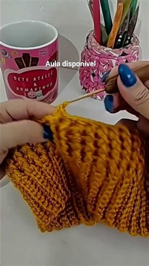 Beautiful stitch for beanies, tutorial available 🧶👇