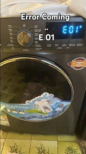 Washing machine Coming Error E01 after sometime Problem #washingmachine #washing #error #shorts