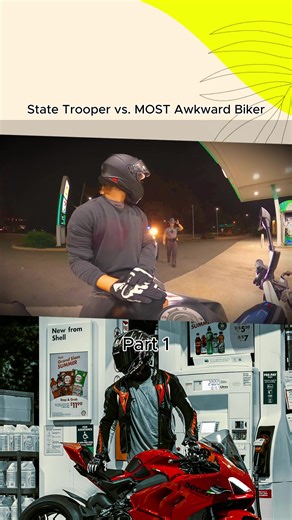 State Trooper vs. MOST Awkward Biker | Biker