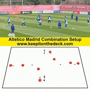 4.5K views · 79 reactions |  Check out this combination setup focusing on up back through from Atletico Madrid.   Brand-NEW Modern Total Football Training Download – exclusive and never before released sessions!   Click the video below to download!  | Football Training Drills/Session Plans | Facebook