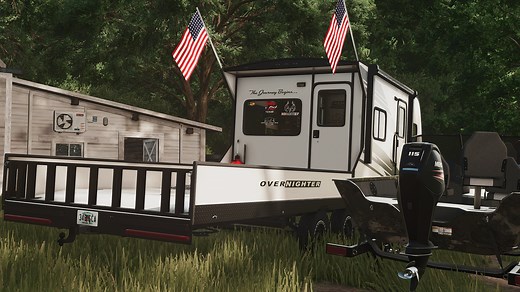 FS25 - 2025 Genesis Supreme 12-14.6RB Toy Hauler Camper by Hashy