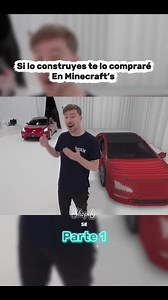 Parte 1, Si lo construyes te lo compraré. 1️⃣👉🏻 #fyp #mrbeast #minecraft #mrbeastchallenge #karl