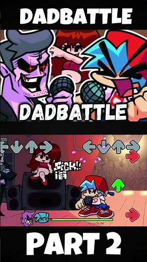 FNF - DADBATTLE: BATTLEMIX [PART 2] [Fan-Chart] (FNF MOD) #shorts