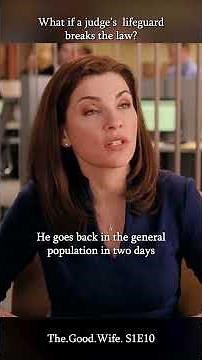 The good wife S1E10：What if a judge’s lifeguard breaks the law？ | #thegoodwife #movie #shorts