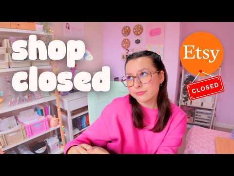 why I closed my etsy shop (after 29,500 sales) 💔