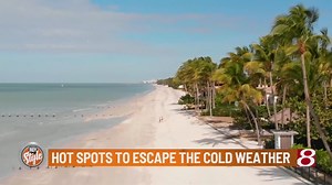 Hot spots to escape the cold weather