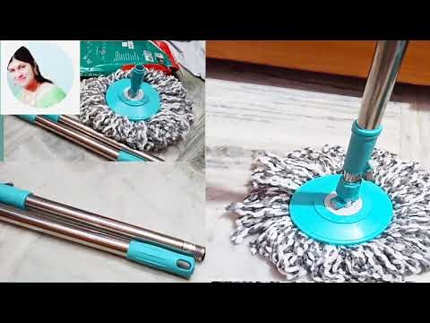 Spotzero by milton|| spin mop spares set|| magic mop stick|| unboxing / demo from Amazon || in Hindi