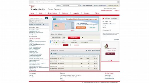 Welcome to Order Express