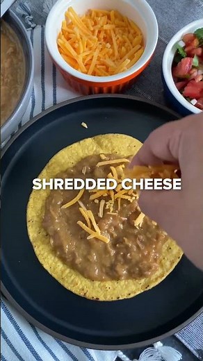 Tostada (Taco Bell Style) #shortsfood