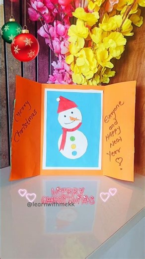 DIY Christmas card ideas 🧑‍🎄 #diy #craft #christmas #shorts #trending #viral #youtubeshorts #santa