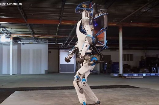 Le nouveau robot humanoïde qui tombe, se relève, et ouvre les portes