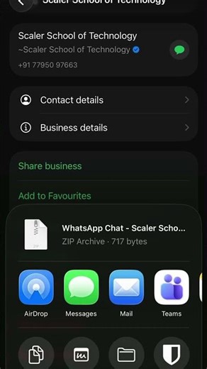 Export WhatsApp Chat Without Media from Android or iOS